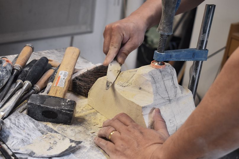 Roughly 1,000 artisans have been involved in Notre-Dame’s renovations.