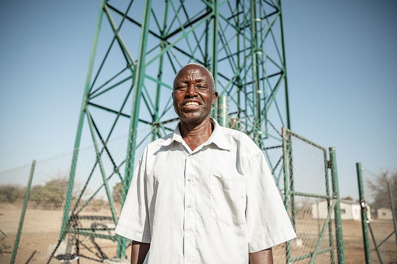 Mr. Mazuba in the community of Nteme on September 12, 2024 in Monze District, Zambia.