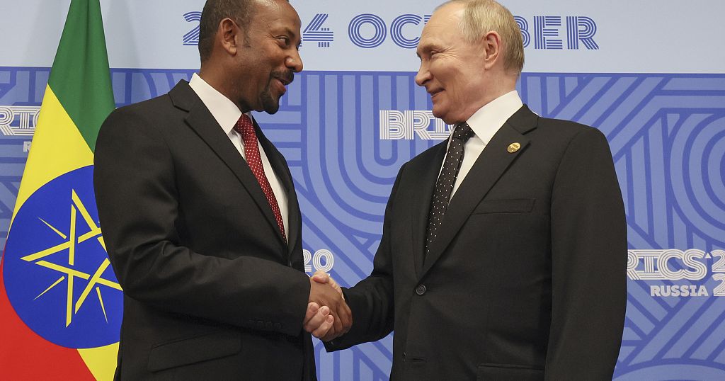 Ethiopian Prime Minister Abiy meets Russian president Putin at BRICS summit