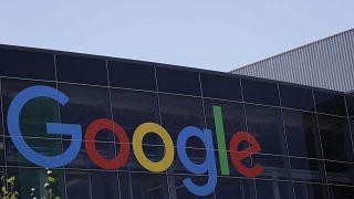 FILE - This Tuesday, July 19, 2016, file photo shows the Google logo at the company's headquarters in Mountain View, California.