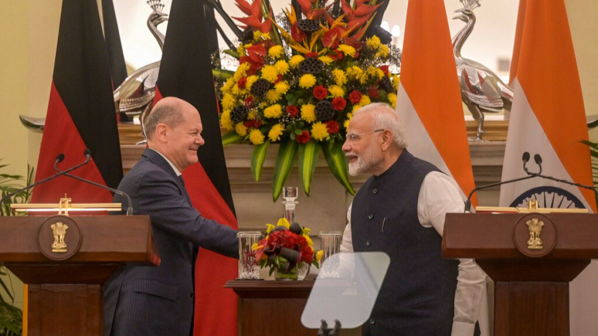 En visite à New Dehli, Olaf Scholz plaide en faveur d'un accord de libre-échange Inde-UE