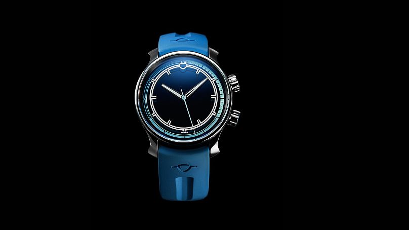 La marque montre 37.09 Bluefin de la marque Ming a gagné le prix sport.