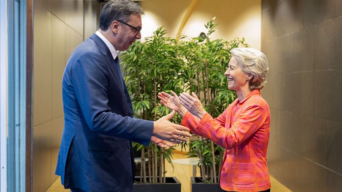 Visita nei Balcani, Von der Leyen chiede alla Serbia di allinearsi alla politica estera dell'Ue