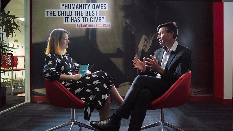 Paul Ronalds chats to Hannah Brown on The Big Question