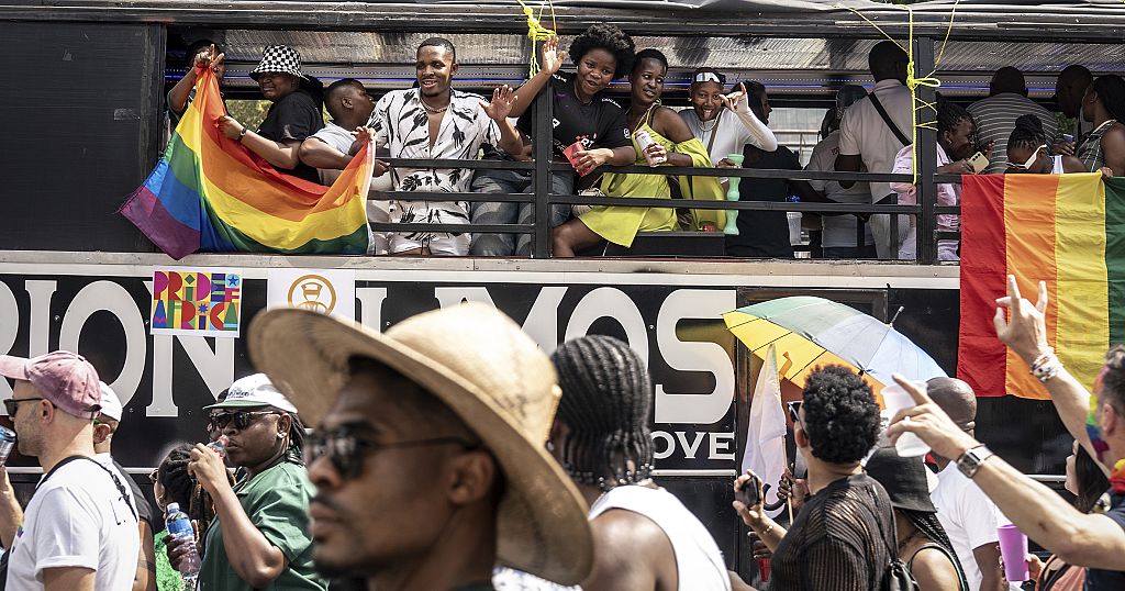 Hundreds gather for Pride march in Johannesburg