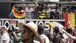 Hundreds gather for Pride march in Johannesburg