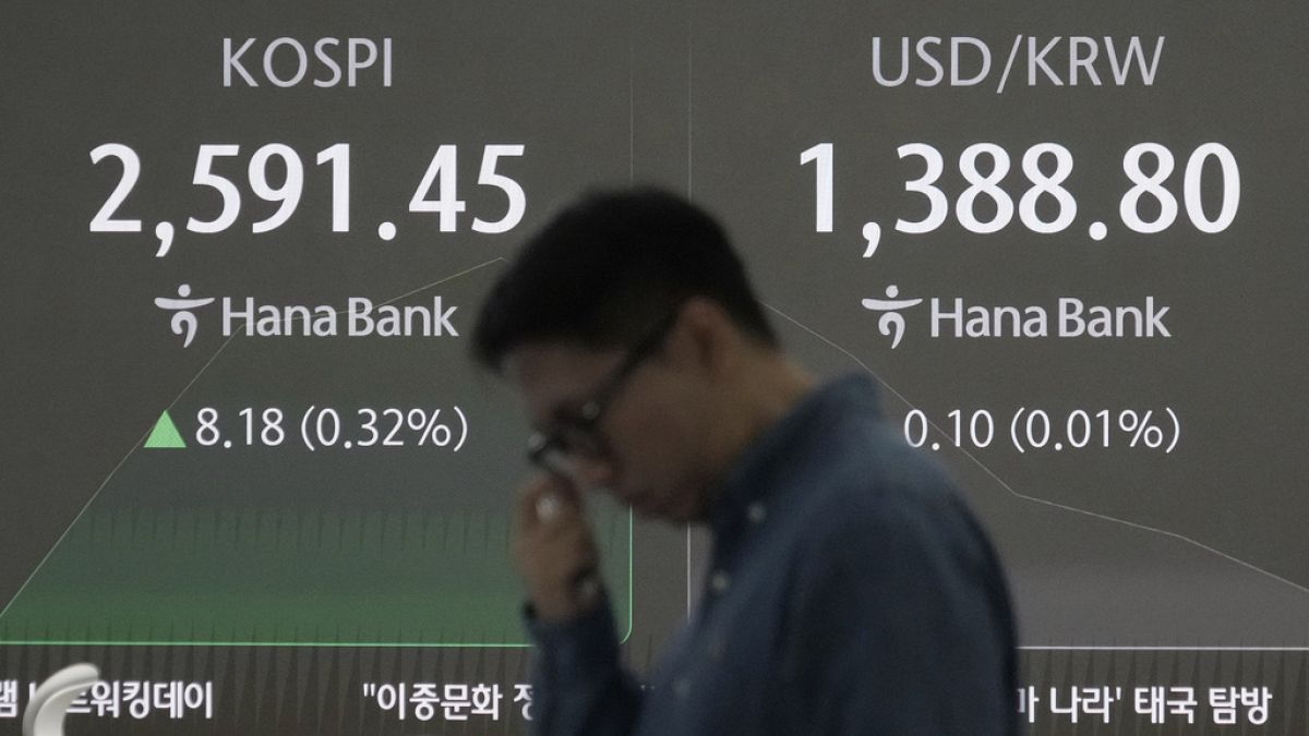 Asian shares rise as the yen dips after Japan's ruling party loses majority