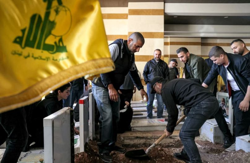 Hezbollah temetés 2024 október 26-án