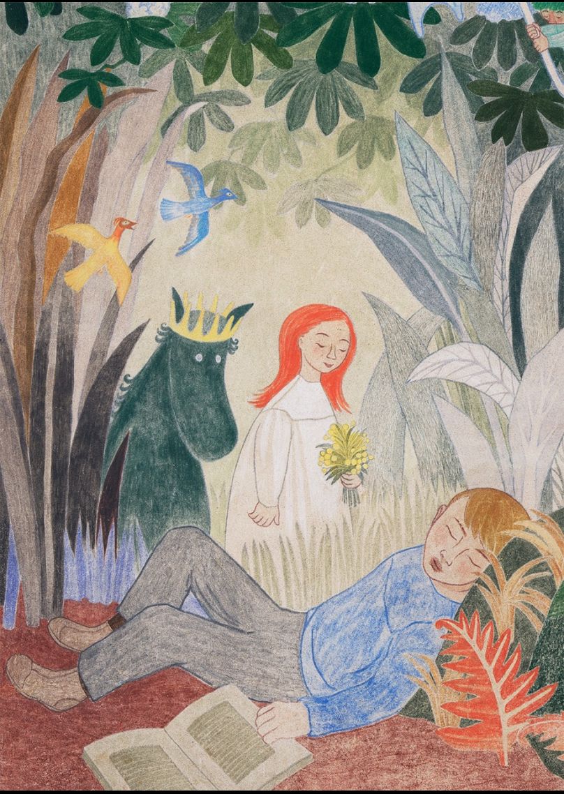 "Bird Blue, 1953."