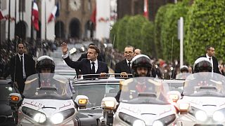 French president in Morocco on visit aiming to strengthen ties 