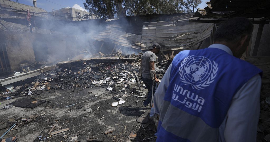 UNRWA warns that Israel’s ban on organisation could cost lives, as Gaza war rages on