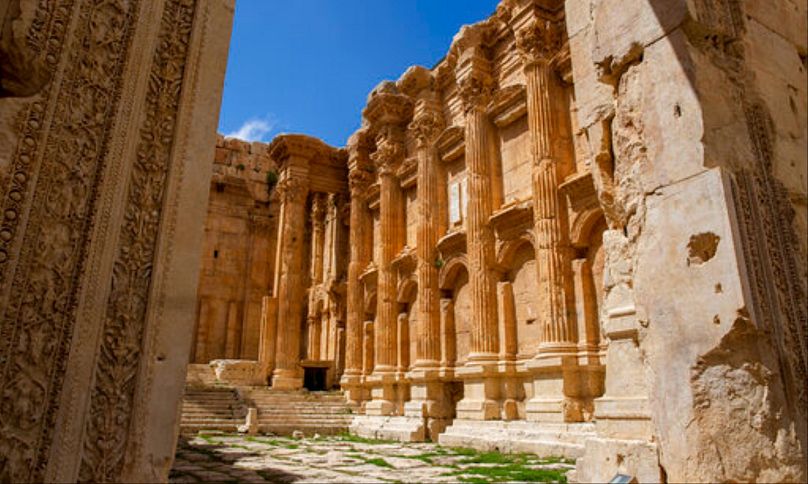 آثار رومانية في قلعة بعلبك