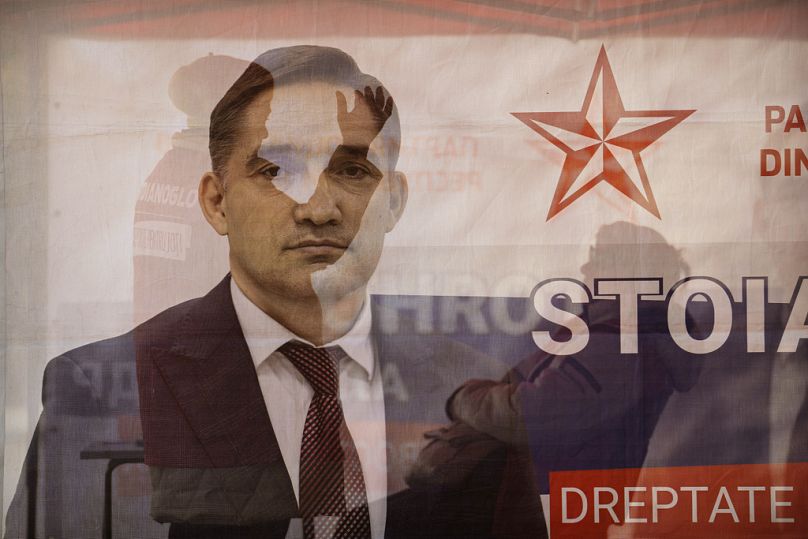 Aleksandr Stoianoglo'nun yer aldığı poster.