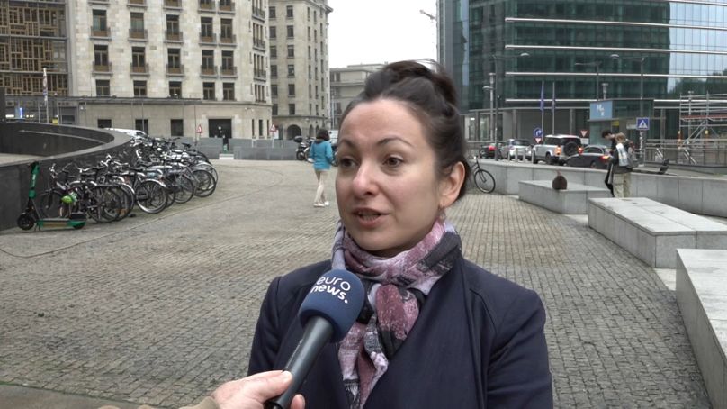 Julia Poliscanova a Transport and Enviroment nevű civil szervezet elektromos járművekért és e-mobilitásért, közlekedésért és környezetért felelős igazgatója