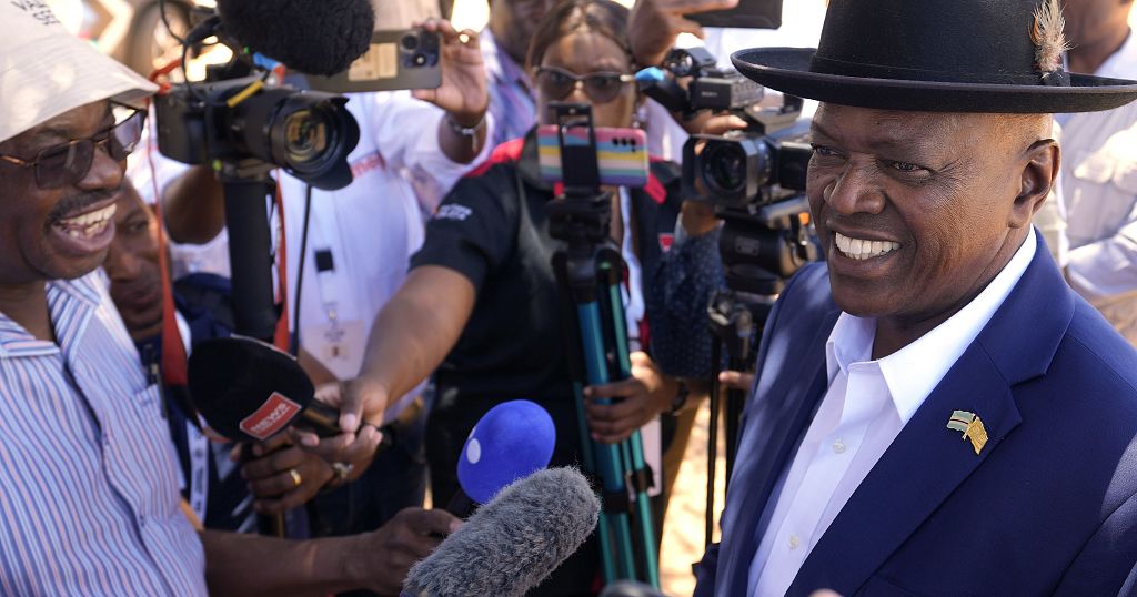 Botswana’s President Masisi votes in national election