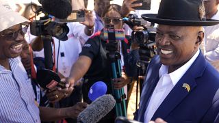 Botswana's President Masisi votes in national election