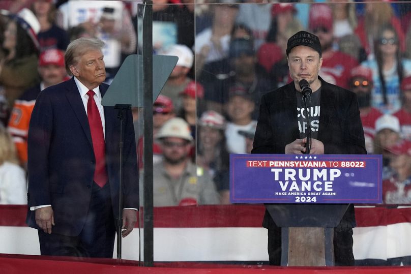 Trump és Musk Butlerben, 2024 október