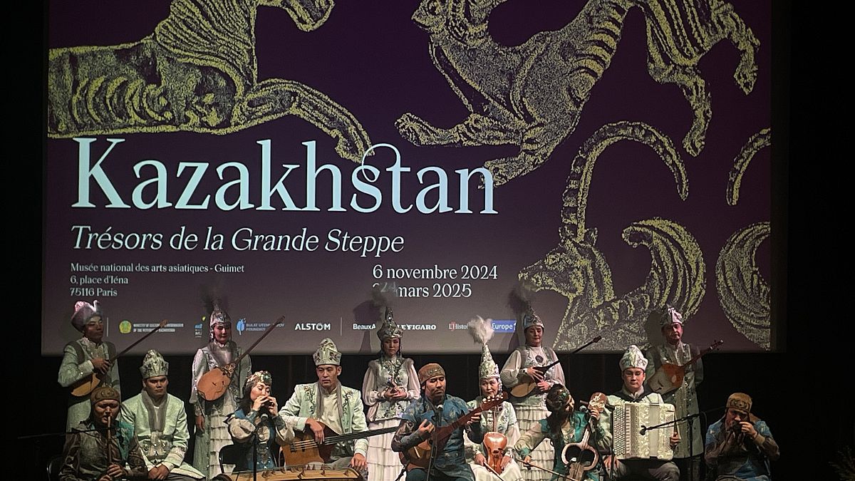 Kazakhstan's treasures of the great steppe arrive in Paris