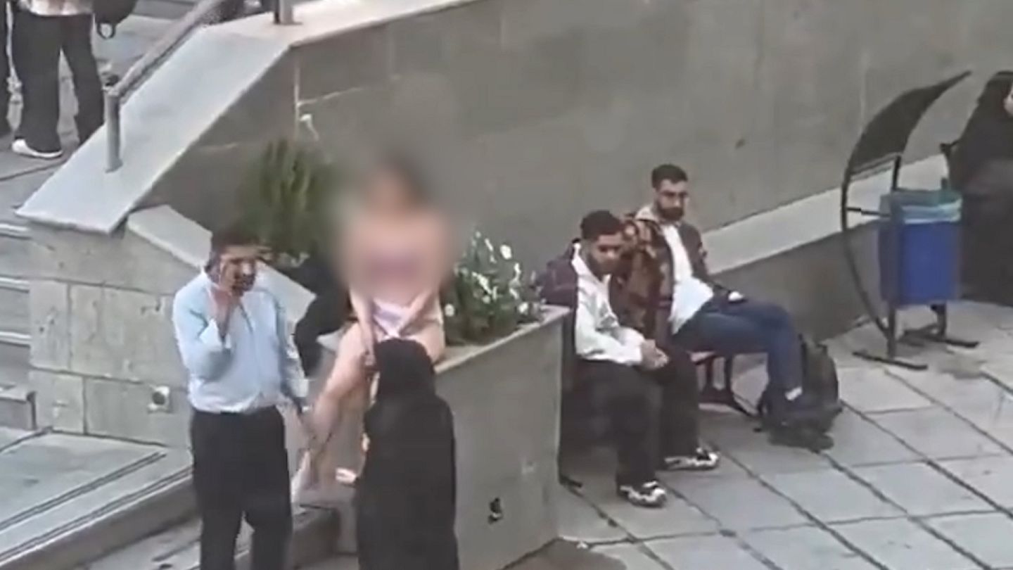 Female student arrested in Iran after stripping off in public on university  campus | Euronews