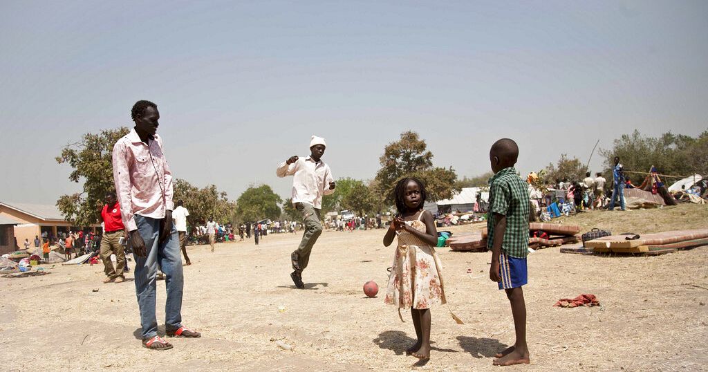 At least 14 people die in lightning strike on refugee camp in Uganda