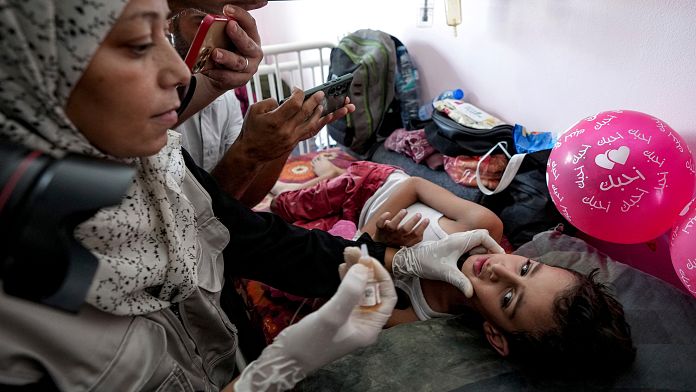 Over 50 children reportedly killed in Gaza as violence disrupts polio vaccination campaign