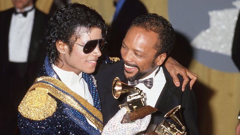 Quincy Jones con Michael Jackson