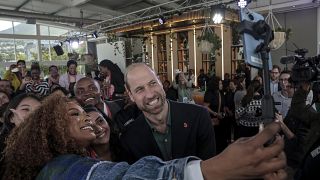 South Africa: Prince William meets young environmentalists