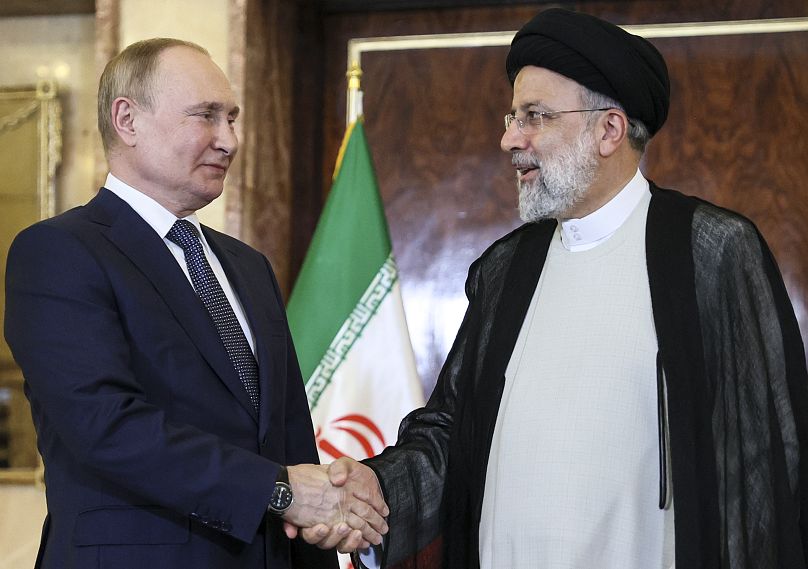 دیدار پوتین با رئیسی، رئیس‌جمهوری پیشین ایران 