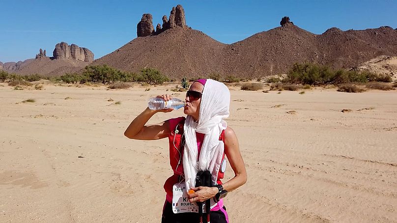 A lo largo de los 222 km de recorrido hay estaciones de recarga de agua.