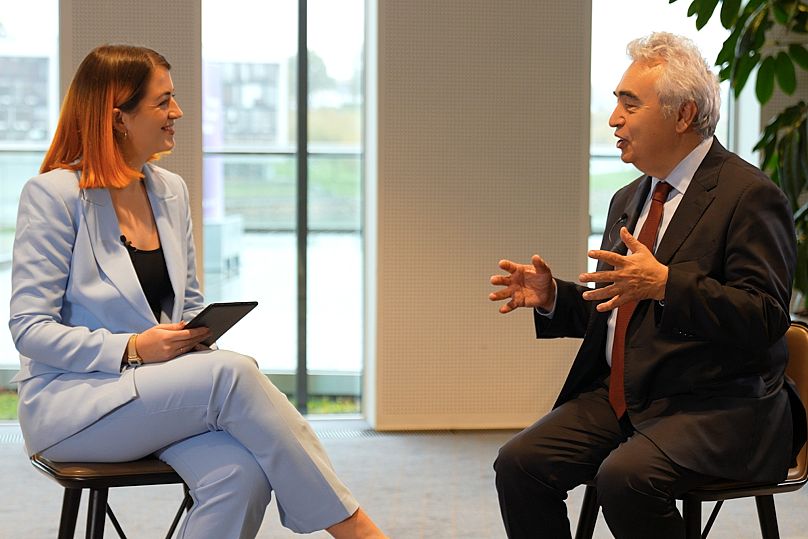 Dr Fatih Birol with Hannah Brown on The Big Question
