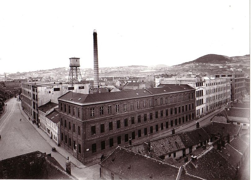 A Goldberger gyár épülete, 1937. 