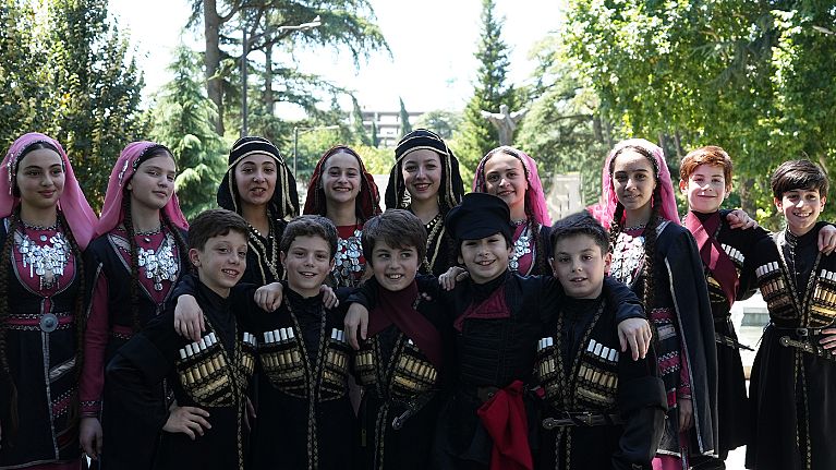 Watch: The young performers celebrating their heritage through dance in Georgia.