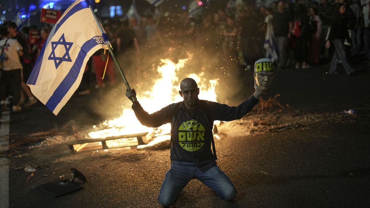 No Comment. Massive protests against the government in Israel