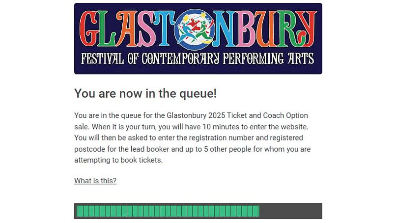 How the ticket queue will look