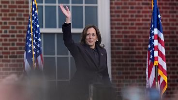 Kamala Harris arrives to give her concession speech at Howard University in Washington, DC. Kamala Harris arrives to give her concession speech at Howard University in Washington, DC.