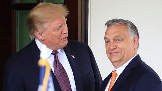 Donald Trump con il premier ungherese Viktor Orban