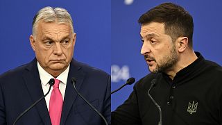 Viktor Orbán e Volodymyr Zelensky