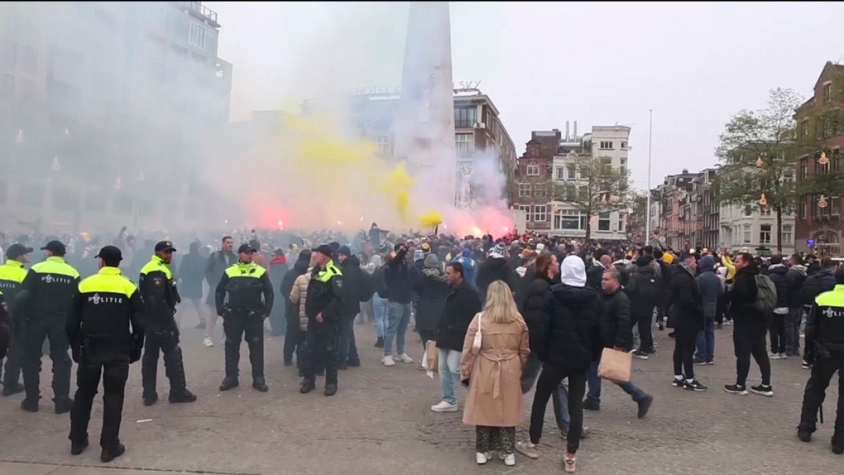 Amsterdam bans all protests after attacks on Israeli football fans