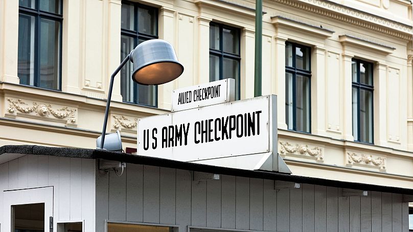 Checkpoint Charlie in Berlin.