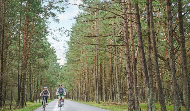 I viaggiatori più avventurosi possono fare escursioni in bicicletta