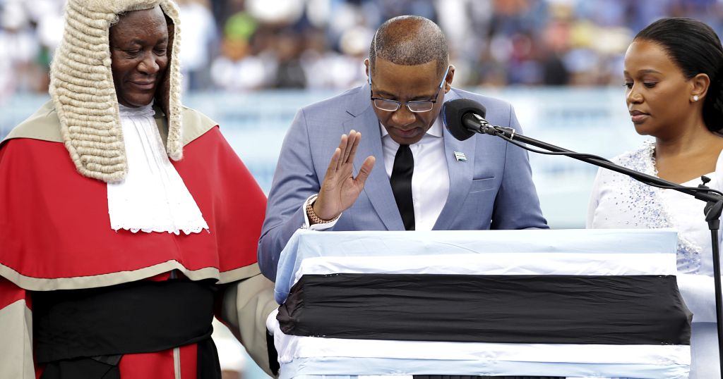 Duma Boko takes oath as Botswana’s president