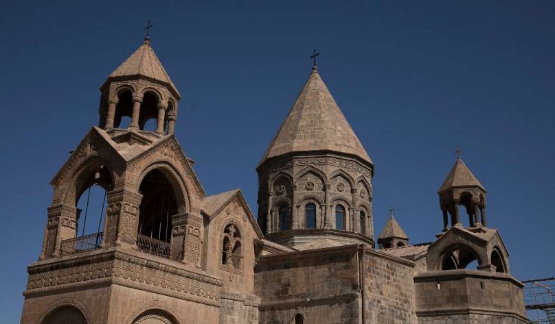 Just outside Yerevan, Echmiadzin, one of the world’s oldest cathedrals and the spiritual heart of the Armenian Apostolic Church, continues to draw visitors and worshippers.