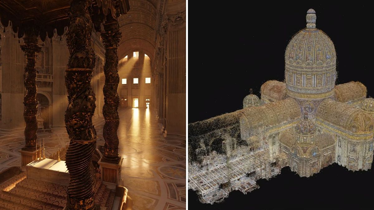 Digital twin of St Peter's Basilica