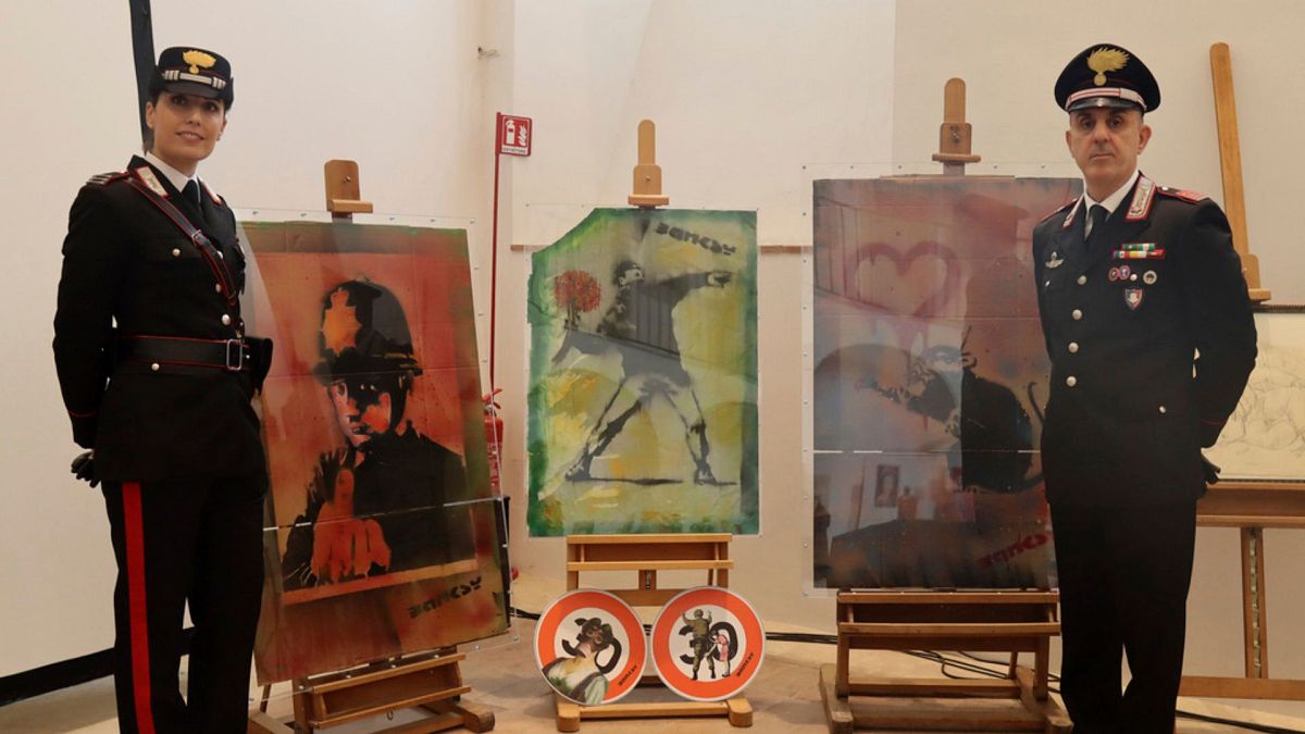 Fake Warhols and Banksys: Italian authorities break up massive art forgery network