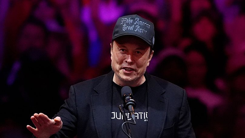 Elon Musk backed Donald Trump in his Presidential campaign, here he wears a "Make America Great Again" cap