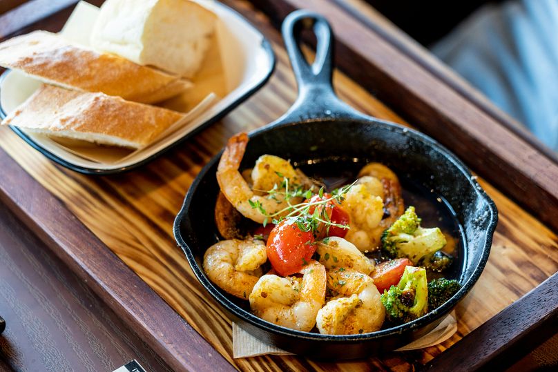 'Gambas al ajillo', a traditional Spanish dish, could come under threat from climate change