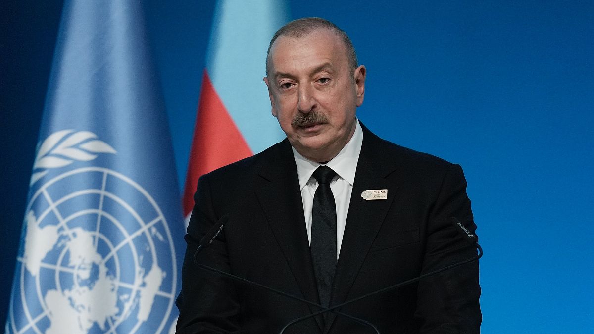 Azerbaycan Cumhurbaşkanı Aliyev, COP29 açılışında fosil yakıtları övdü:  'Allah vergisi' | Euronews