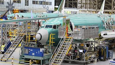 Boeing 737 MAX airplanes are seen on the assembly line at the Boeing facility in Renton, Washington, in June Boeing 737 MAX airplanes are seen on the assembly line at the Boeing facility in Renton, Washington, in June