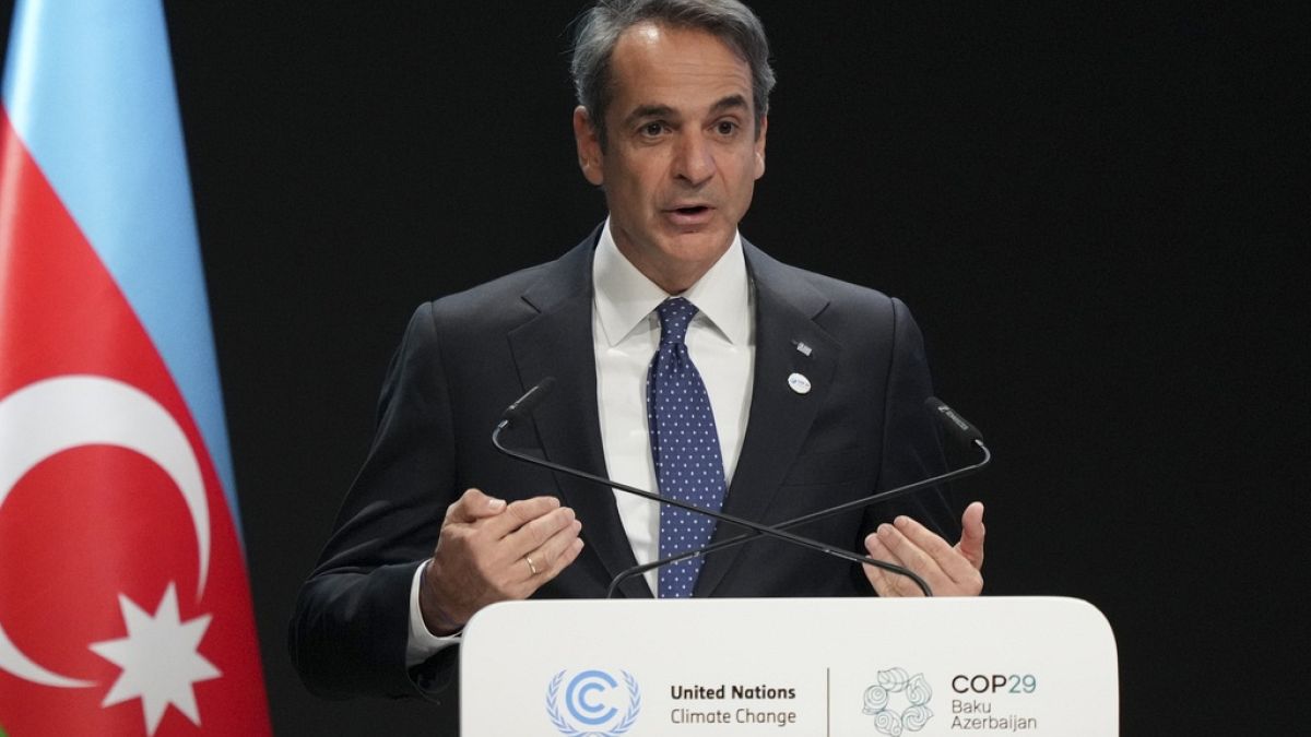 Βίντεο. COP29-Μητσοτάκης: «Η Ευρώπη χρειάζεται άμεσα πόρους για να διαχειριστεί την κλιματική κρίση»