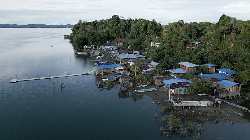 The Afro-descendant community of La Plata lives on this island in Bahia Malaga, Colombia